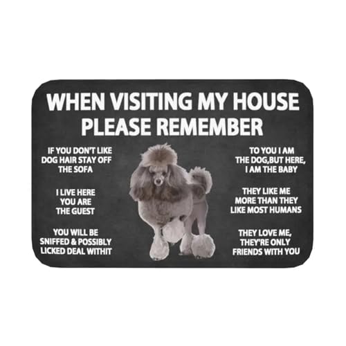 LUNMENGCC Kawaii Fußmatte für Haustiere, Hund, Shih Tzu, rutschfest, wasserdicht, für Küche, Balkon, Eingang, Teppich LUNMENGCC Kawaii Fußmatte für Haustiere, Hund, Shih Tzu, rutschfest, wasserdicht, für Küche, Balkon, Eingang, Teppich von LUNMENGCC