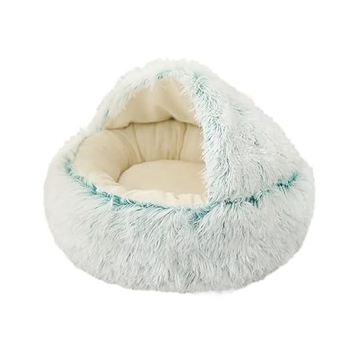 LUNYY 1 Stücke Winter   Plüsch Haustier Katze Bett Rundes Katzenkissen Katzenhaus 2 In 1 Warmer Katzenkorb Haustier Schlafsack Katzennest Zwinger Für Kleine Hundekatzen von LUNYY