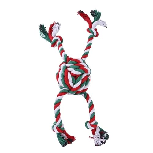 LUNYY 1 stücke Weihnachten Baumwolle Seil Kauspielzeug für Kleine Hunde Große Hunde Seil Knoten Ball Spielzeug Zahnbürste Kauen Spielen Zubehör LUNYY 1 stücke Weihnachten Baumwolle Seil Kauspielzeug für Kleine Hunde Große Hunde Seil Knoten Ball Spielzeug Zahnbürste Kauen Spielen Zubehör von LUNYY