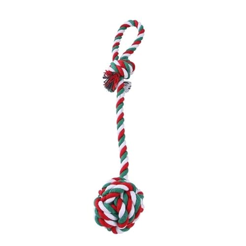 LUNYY 1 stücke Weihnachten Baumwolle Seil Kauspielzeug für Kleine Hunde Große Hunde Seil Knoten Ball Spielzeug Zahnbürste Kauen Spielen Zubehör LUNYY 1 stücke Weihnachten Baumwolle Seil Kauspielzeug für Kleine Hunde Große Hunde Seil Knoten Ball Spielzeug Zahnbürste Kauen Spielen Zubehör von LUNYY