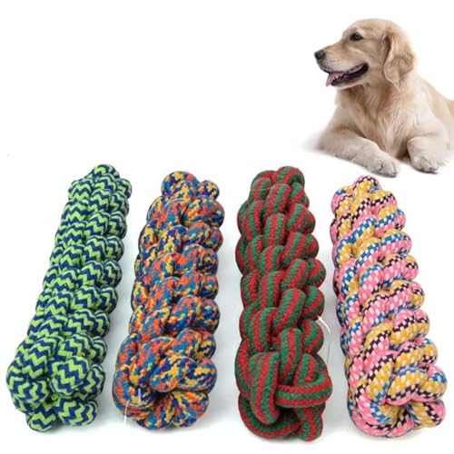 LUNYY 1Pcs Haustiere Spielzeug Biss Backenzahn Seil Hundespielzeug für große Hunde Rottweiler Hundespielzeug Golden Retriever Kauzähne große Spielzeuge von LUNYY