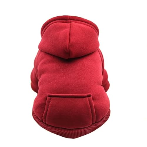 LUNYY Hunde-Hoodie, warme Winter-Hundekleidung für kleine, mittelgroße Hunde, französische Bulldogge, Mantel, Welpen, Katze, Jacke, Chihuahua, Yorkie, Haustierkostüm von LUNYY