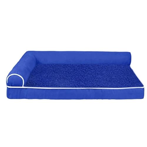 LUNYY Hundebett für große Hunde mit Reißverschluss Haustier Hundebett für kleine große Katzen Haus Runde Plüschmatte Sofa Katze und Hundebett weicher Zwinger LUNYY Hundebett für große Hunde mit Reißverschluss Haustier Hundebett für kleine große Katzen Haus Runde Plüschmatte Sofa Katze und Hundebett weicher Zwinger von LUNYY