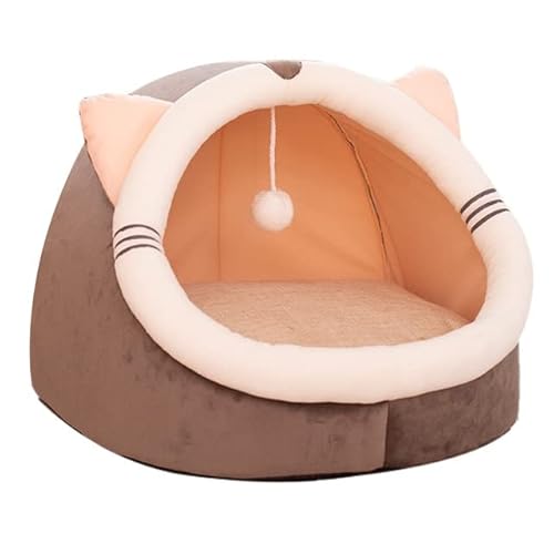 LUNYY Süßes Katzenbett, Warmer Haustierkorb, abnehmbares Kätzchen-Liegekissen, Katzenhaus, weiche kleine Hundematte, Tasche, gemütliches Katzenbett, Sofahaus LUNYY Süßes Katzenbett, Warmer Haustierkorb, abnehmbares Kätzchen-Liegekissen, Katzenhaus, weiche kleine Hundematte, Tasche, gemütliches Katzenbett, Sofahaus von LUNYY