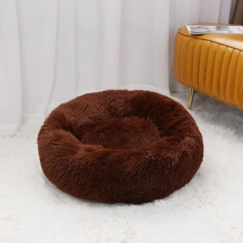 LUNYY Super weicher Haustierbett-Zwinger, runde Katzenmatte, Warmer Schlafsack, Langer Plüsch, Hund, Welpen, Kissen, Matte, tragbar, Haustierbedarf, fallendes Produkt LUNYY Super weicher Haustierbett-Zwinger, runde Katzenmatte, Warmer Schlafsack, Langer Plüsch, Hund, Welpen, Kissen, Matte, tragbar, Haustierbedarf, fallendes Produkt von LUNYY