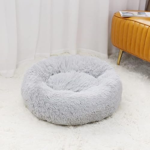 LUNYY Super weicher Haustierbett-Zwinger, runde Katzenmatte, Warmer Schlafsack, Langer Plüsch, Hund, Welpen, Kissen, Matte, tragbar, Haustierbedarf, fallendes Produkt LUNYY Super weicher Haustierbett-Zwinger, runde Katzenmatte, Warmer Schlafsack, Langer Plüsch, Hund, Welpen, Kissen, Matte, tragbar, Haustierbedarf, fallendes Produkt von LUNYY
