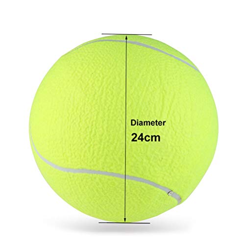 LUOEM Große Tennisball für Haustiere Outdoor Sport 9,5 Zoll von LUOEM