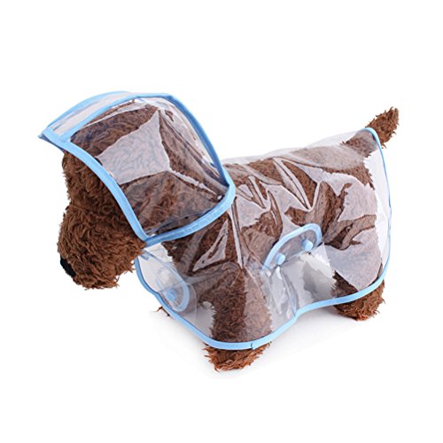 Wasserdichter Welpen-regenmantel Transparent Für Kleine Hunde Katzen Blau Leichtes Und Stylisches Regen-outfit Für Haustiere Bei Regenwetter Wasserdichter Welpen-regenmantel Transparent Für Kleine Hunde Katzen Blau Leichtes Und Stylisches Regen-outfit Für Haustiere Bei Regenwetter von LUOEM