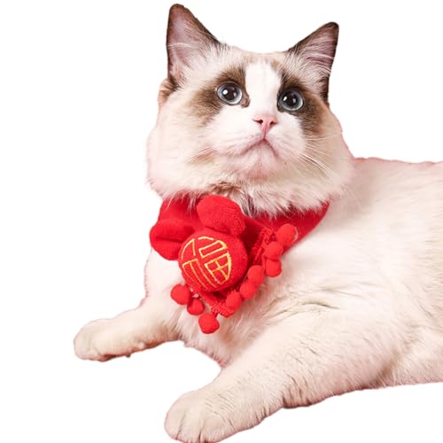 LUOFENG Dicker Schal für Haustiere, Neujahr, Katzenschal, Haustier-Halstuch, Outdoor-Haustier, Neujahr, dicker Schal, Katzenschal, Haustierartikel, Haustierzubehör LUOFENG Dicker Schal für Haustiere, Neujahr, Katzenschal, Haustier-Halstuch, Outdoor-Haustier, Neujahr, dicker Schal, Katzenschal, Haustierartikel, Haustierzubehör von LUOFENG
