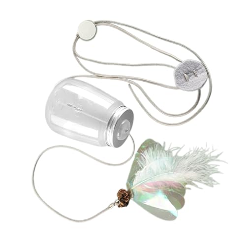 LUOFENG Interaktiver Becher, lustiger Futterspender, neckende Schnur, Federspielzeug, interaktives Katzenspielzeug für den Innenbereich, Tierfutterspender, Spielzeug mit Schnur LUOFENG Interaktiver Becher, lustiger Futterspender, neckende Schnur, Federspielzeug, interaktives Katzenspielzeug für den Innenbereich, Tierfutterspender, Spielzeug mit Schnur von LUOFENG