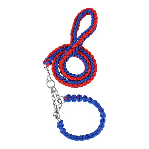 LUOLIE Hundehalsband, Hundeleine, für Spaziergänge im Freien, kein Ziehen, praktische Nylon-Leine, verstellbares Zugseil für große Hunde LUOLIE Hundehalsband, Hundeleine, für Spaziergänge im Freien, kein Ziehen, praktische Nylon-Leine, verstellbares Zugseil für große Hunde von LUOLIE