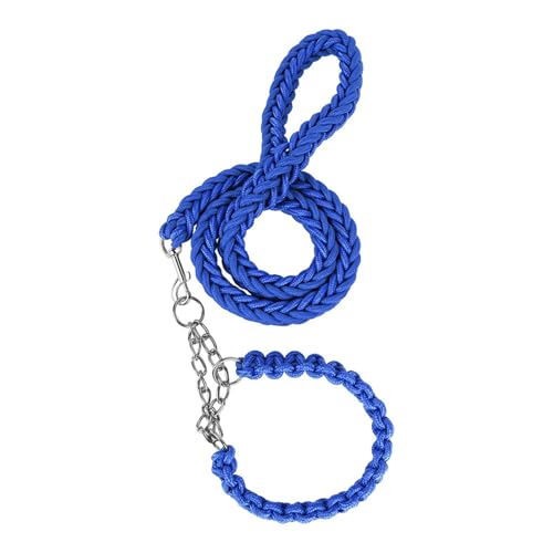LUOLIE Hundehalsband, Hundeleine, für Spaziergänge im Freien, kein Ziehen, praktische Nylon-Leine, verstellbares Zugseil für große Hunde LUOLIE Hundehalsband, Hundeleine, für Spaziergänge im Freien, kein Ziehen, praktische Nylon-Leine, verstellbares Zugseil für große Hunde von LUOLIE