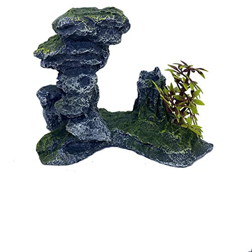 LUOXUEFEI Aquarium Künstliche Dekorative Felsen Aquarium Landschaftsbau Zubehör   Höhlenstein Ornament von LUOXUEFEI