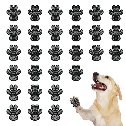 28 Stück Pfotenschutz für Hunde,Anti-Rutsch Pfotenschutz für Hunde-rutschfeste Selbstklebende Hundesocken,Hundeschuhe Zehen Griffmatten Ideal für ältere Hunde,um verletzten Pfoten Halt zu geben. (XXL) 28 Stück Pfotenschutz für Hunde,Anti-Rutsch Pfotenschutz für Hunde-rutschfeste Selbstklebende Hundesocken,Hundeschuhe Zehen Griffmatten Ideal für ältere Hunde,um verletzten Pfoten Halt zu geben. (XXL) von LUPATDY