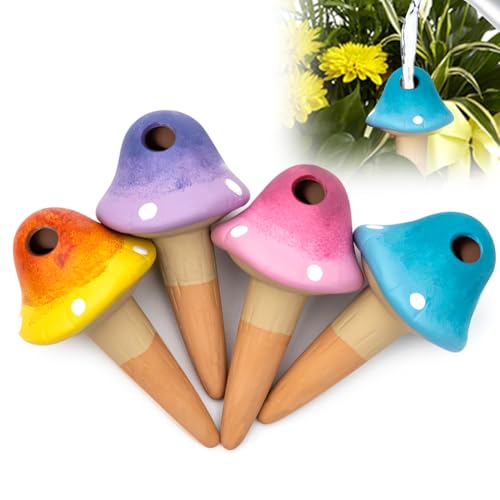 LUPATDY Bewässerung für Pflanzen, 4er Tongefäßen Bewässerungssystem, je 110ml Tonkegel Bewässerung Wasserspender Pflanzen, automatische Bewässerungskugeln für Zimmerpflanzen Balkonkästen LUPATDY Bewässerung für Pflanzen, 4er Tongefäßen Bewässerungssystem, je 110ml Tonkegel Bewässerung Wasserspender Pflanzen, automatische Bewässerungskugeln für Zimmerpflanzen Balkonkästen von LUPATDY