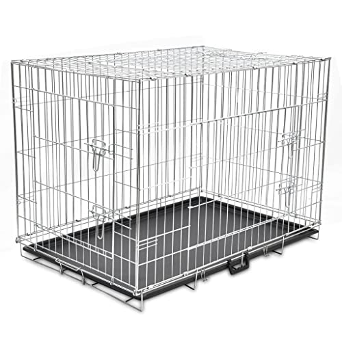 Hundebank, faltbar, Metall, XL-Tiere und Haustierbedarf, für Haustiere, Transportkästen von LUVYIMO