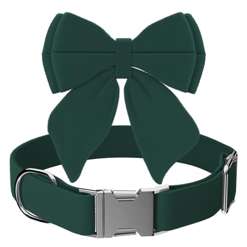 LVAOUO Hundehalsband mit Fliege – weiches und bequemes Samt-Welpenhalsband, Hundefliege mit verstellbarer Sicherheitsschnalle aus Zinklegierung, Hundehalsbänder für Jungen und Mädchen, für LVAOUO Hundehalsband mit Fliege – weiches und bequemes Samt-Welpenhalsband, Hundefliege mit verstellbarer Sicherheitsschnalle aus Zinklegierung, Hundehalsbänder für Jungen und Mädchen, für von LVAOUO