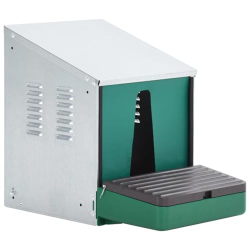 Hennen Hühner Legenest/Abrollnest für Geflügel, Verzinktes Metall + ABS + PE, 49 x 31 x 42 cm von LVHUIDEH