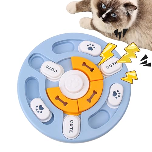 LVTFCO Katzenfutternapf Slow Feeder,Langsam fressende Hundenapf | Lustiger interaktiver Futternapf - Entwicklungsspielzeug-Futternapf für Kätzchen und Welpen von LVTFCO