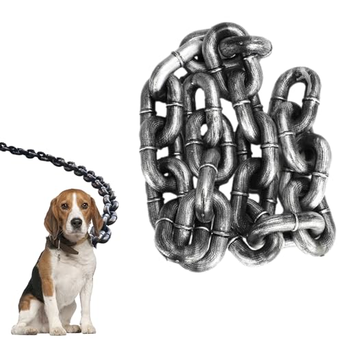 LVTFCO Ketten für Hunde,Hundeleinen für mittelgroße Hunde,2 m/6,56 ft wasserdichte große Hundeseil-Welpenkettenleinen | Stoßdämpfende Hundeleine, lustige Welpenhausleinen, Hundetrainingsleinen für den von LVTFCO