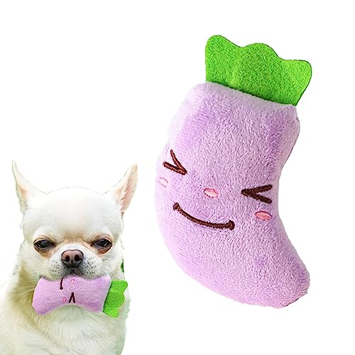 LVTFCO Quietschspielzeug | Gemüse-Hundespielzeug - Interaktive Fruchtsnacks, süßes Kauspielzeug, Beißspielzeug für Hunde, interaktives Hundespielzeug für kleine Rassen von LVTFCO