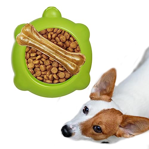 Slow Feeder Katzennapf - Haustier-Hundefütterungs-Slow-Food-Napf | Runde Futterplatte mit Futtermatte, Silikon-Leckkissen für Hunde, Trainingshilfen für die Verdauung von Welpen Lvtfco von LVTFCO