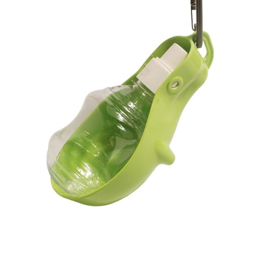 LVYUDS Hundetrinkflasche for Unterwegs Faltbare, Auslaufsicher Hunde Trinkflasche, Trinkflasche Hund for Reisen Camping, for Welpe Klein Mittel Große Hunde (Color : GrüN) von LVYUDS