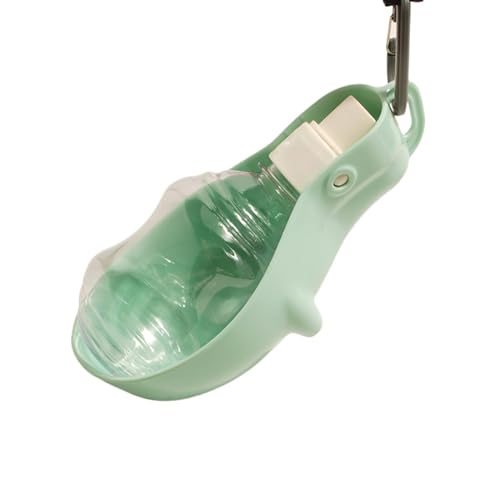 LVYUDS Hundetrinkflasche for Unterwegs Faltbare, Auslaufsicher Hunde Trinkflasche, Trinkflasche Hund for Reisen Camping, for Welpe Klein Mittel Große Hunde (Color : Light Green) von LVYUDS