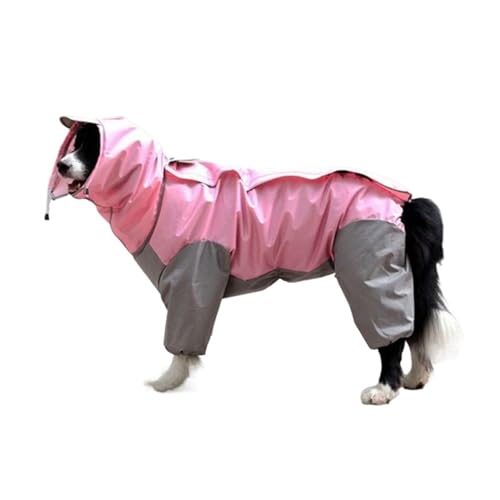 LVYUDS Regenmantel Hund Alles Inklusive, 4 Beine Wasserdicht Hunde Regenmantel für Groß Mittel Hunde, Abnehmbar Hut mit Loch Zeichnen Klettverschluss Muss für Regnerische Tage(Color:Pink,Size:20 yards LVYUDS Regenmantel Hund Alles Inklusive, 4 Beine Wasserdicht Hunde Regenmantel für Groß Mittel Hunde, Abnehmbar Hut mit Loch Zeichnen Klettverschluss Muss für Regnerische Tage(Color:Pink,Size:20 yards von LVYUDS