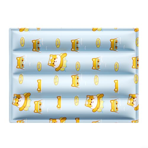 LVYXON Summer Pet Kühlkissen Gelmatte für Hunde und Katzen, kratzfest, tragbar, faltbar, Wärmeentlastung, Komfort, verschiedene Größen, Zuhause, Auto, Außenbereich (A 30 x 40 cm) von LVYXON