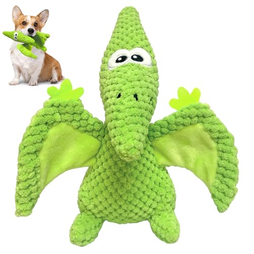 LWBMG Quietschendes Hundespielzeug, Plüsch-Hundespielzeug mit Knisterpapier, Dinosaurier, Hundespielzeug, Stofftiere, Kauspielzeug, Plüsch, quietschendes Hundespielzeug, Geburtstagsspielzeug für LWBMG Quietschendes Hundespielzeug, Plüsch-Hundespielzeug mit Knisterpapier, Dinosaurier, Hundespielzeug, Stofftiere, Kauspielzeug, Plüsch, quietschendes Hundespielzeug, Geburtstagsspielzeug für von LWBMG