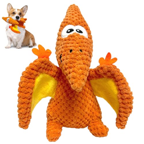 LWBMG Quietschendes Hundespielzeug, Plüsch-Hundespielzeug mit Knisterpapier, Dinosaurier-Hundespielzeug, Stofftiere, Kauspielzeug, Plüsch, quietschendes Hundespielzeug, Geburtstagsspielzeug für LWBMG Quietschendes Hundespielzeug, Plüsch-Hundespielzeug mit Knisterpapier, Dinosaurier-Hundespielzeug, Stofftiere, Kauspielzeug, Plüsch, quietschendes Hundespielzeug, Geburtstagsspielzeug für von LWBMG