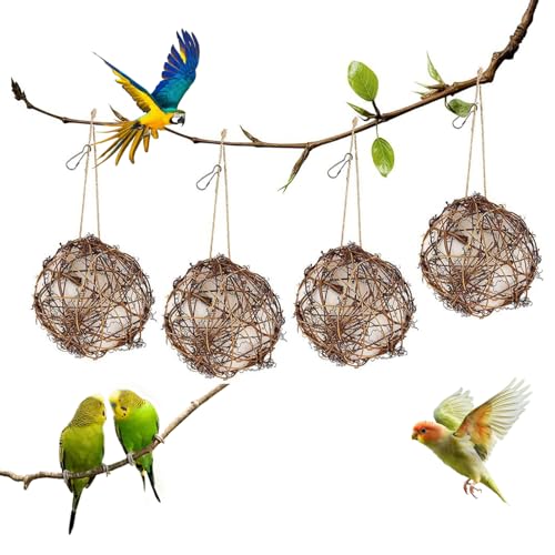 Kolibri-Nester-Material, 4 Stück, voller Vogel-Nistmaterialien, Design für Vogelliebhaber, ideales Vogelgeschenk für den Innen- und Außenbereich, Terrasse, Garten Kolibri-Nester-Material, 4 Stück, voller Vogel-Nistmaterialien, Design für Vogelliebhaber, ideales Vogelgeschenk für den Innen- und Außenbereich, Terrasse, Garten von LWINGFLYER