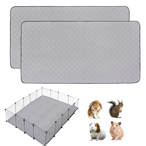 Meerschweinchen-Käfigeinlagen, waschbar, rutschfest, wiederverwendbar, super saugfähig, für Meerschweinchen, Urinierunterlagen, Fleece, für kleine Tiere, Hamster, Kaninchen, Chinchillas, Ratten, 122 x Meerschweinchen-Käfigeinlagen, waschbar, rutschfest, wiederverwendbar, super saugfähig, für Meerschweinchen, Urinierunterlagen, Fleece, für kleine Tiere, Hamster, Kaninchen, Chinchillas, Ratten, 122 x von LWYMX
