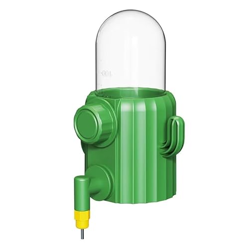 2025 Automatischer Wasserspender in Kaktusform, Yage Papagei Kanarienvogel Schlagnadel Wasserspender, Vogelkäfig Automatischer Wasserspender, Trinkwasserflasche, Trinkschale (C, Einheitsgröße) von LXGSGDSG