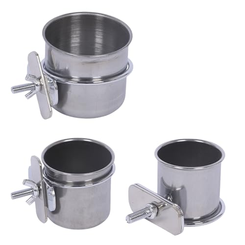 Vogelnapf Trainingsbecher Futternapf Papageien Käfig Spielzeug für Nymphensittiche Wellensittiche Papageien Gym Spielzeug Fütterungsbecher Vogelnapf Trainingsbecher Futternapf Papageien Käfig Spielzeug für Nymphensittiche Wellensittiche Papageien Gym Spielzeug Fütterungsbecher von LXJLXD