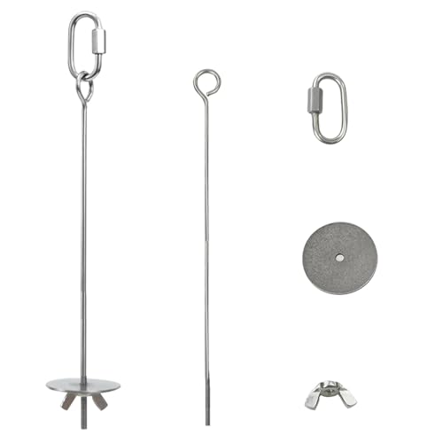 2 x hängende Vogelfutterspieße für Papageien, Früchte, Futterspender mit Unterlegscheibe, 27,9 cm, Edelstahl, Vogelfutterhalter, Papageien, Obstfutter, Spieß, Sittiche, Leckerli-Futterspender für 2 x hängende Vogelfutterspieße für Papageien, Früchte, Futterspender mit Unterlegscheibe, 27,9 cm, Edelstahl, Vogelfutterhalter, Papageien, Obstfutter, Spieß, Sittiche, Leckerli-Futterspender für von LXLVOUEG
