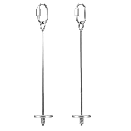 2 x hängende Vogelfutterspieße für Papageien, Obst, 33 cm, Edelstahl, Vogelfutterhalter, Papageien, Obstfutter, Spieß mit Unterlegscheibe, Nuss, Sittich, Leckerli-Halter, Futterspender für Papageien 2 x hängende Vogelfutterspieße für Papageien, Obst, 33 cm, Edelstahl, Vogelfutterhalter, Papageien, Obstfutter, Spieß mit Unterlegscheibe, Nuss, Sittich, Leckerli-Halter, Futterspender für Papageien von LXLVOUEG