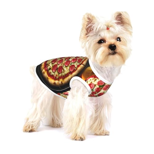 Großes Hunde-Shirt mit Pizza-Aufdruck, Weste für kleine Rassen wie Chihuahuas, Yorkies und Welpen Großes Hunde-Shirt mit Pizza-Aufdruck, Weste für kleine Rassen wie Chihuahuas, Yorkies und Welpen von LXqlSS