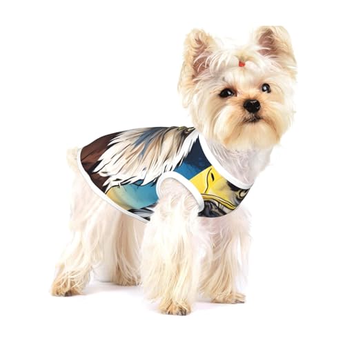 Hunde-Shirt, Motiv: Adler mit USA-Flagge, für kleine Rassen wie Chihuahuas, Yorkies und Welpen Hunde-Shirt, Motiv: Adler mit USA-Flagge, für kleine Rassen wie Chihuahuas, Yorkies und Welpen von LXqlSS