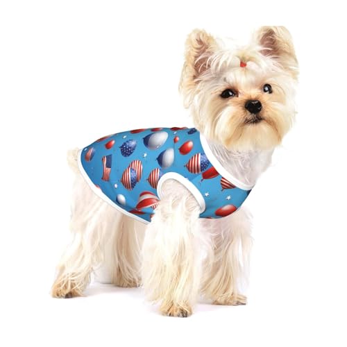 Hunde-Shirt mit Cartoon-Ballon-Druck, für kleine Rassen wie Chihuahuas, Yorkies und Welpen Hunde-Shirt mit Cartoon-Ballon-Druck, für kleine Rassen wie Chihuahuas, Yorkies und Welpen von LXqlSS