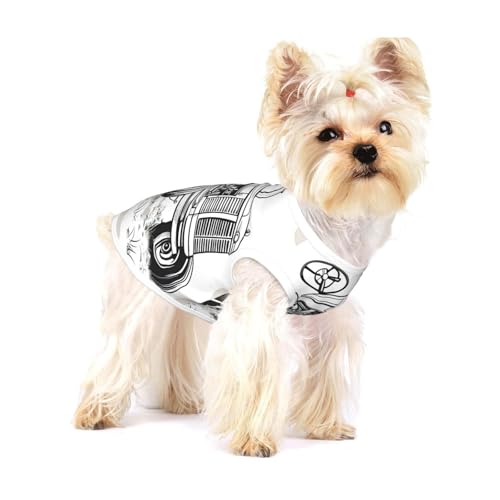 Hunde-Shirt mit Cartoon-Traktor-Druck, für kleine Rassen wie Chihuahuas, Yorkies und Welpen Hunde-Shirt mit Cartoon-Traktor-Druck, für kleine Rassen wie Chihuahuas, Yorkies und Welpen von LXqlSS