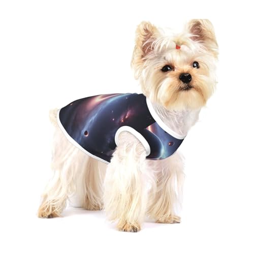 Hunde-Shirt mit Galaxie-Planeten-Druck, für kleine Rassen wie Chihuahuas, Yorkies und Welpen Hunde-Shirt mit Galaxie-Planeten-Druck, für kleine Rassen wie Chihuahuas, Yorkies und Welpen von LXqlSS