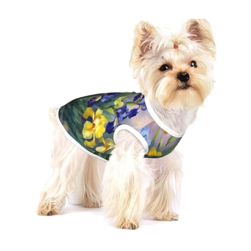 Hunde-Shirt mit Katzenblumenverzierung, für kleine Rassen wie Chihuahuas, Yorkies und Welpen Hunde-Shirt mit Katzenblumenverzierung, für kleine Rassen wie Chihuahuas, Yorkies und Welpen von LXqlSS