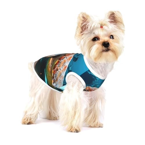 Hunde-Shirt mit Meeresschildkröten-Druck, für kleine Rassen wie Chihuahuas, Yorkies und Welpen Hunde-Shirt mit Meeresschildkröten-Druck, für kleine Rassen wie Chihuahuas, Yorkies und Welpen von LXqlSS