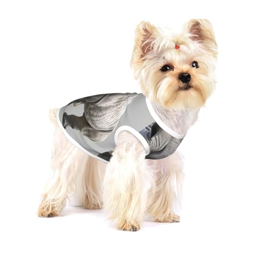 Hunde-Shirt mit Nashorn-Druck, für kleine Rassen wie Chihuahuas, Yorkies und Welpen von LXqlSS