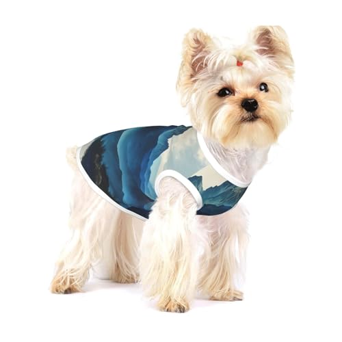 Hunde-Shirt mit Rocky-Mountain-Aufdruck, für kleine Rassen wie Chihuahuas, Yorkies und Welpen Hunde-Shirt mit Rocky-Mountain-Aufdruck, für kleine Rassen wie Chihuahuas, Yorkies und Welpen von LXqlSS