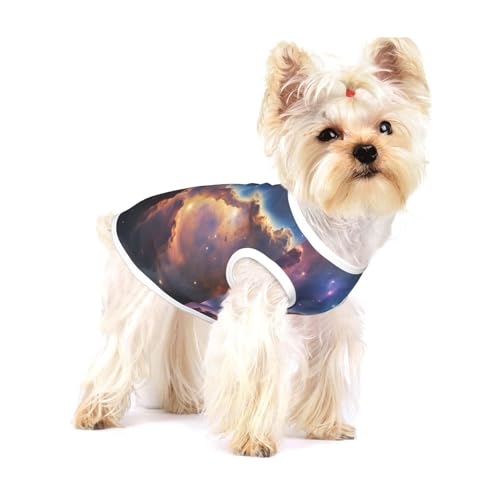 Hunde-Shirt mit Sternenhimmel-Motiv, für kleine Rassen wie Chihuahuas, Yorkies und Welpen Hunde-Shirt mit Sternenhimmel-Motiv, für kleine Rassen wie Chihuahuas, Yorkies und Welpen von LXqlSS
