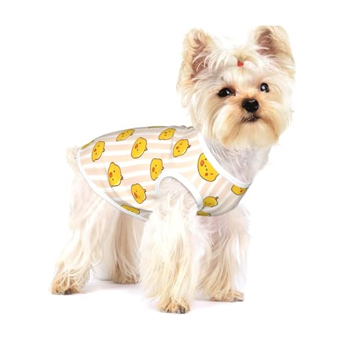 Hundehemd mit Cartoon-Bild, Entenmuster, Weste für kleine Rassen wie Chihuahuas, Yorkies und Welpen Hundehemd mit Cartoon-Bild, Entenmuster, Weste für kleine Rassen wie Chihuahuas, Yorkies und Welpen von LXqlSS