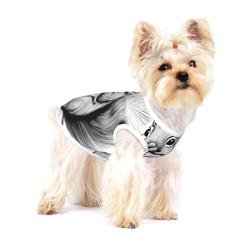 Hundehemd mit Cartoon-Eichhörnchen-Druck, für kleine Rassen wie Chihuahuas, Yorkies und Welpen Hundehemd mit Cartoon-Eichhörnchen-Druck, für kleine Rassen wie Chihuahuas, Yorkies und Welpen von LXqlSS